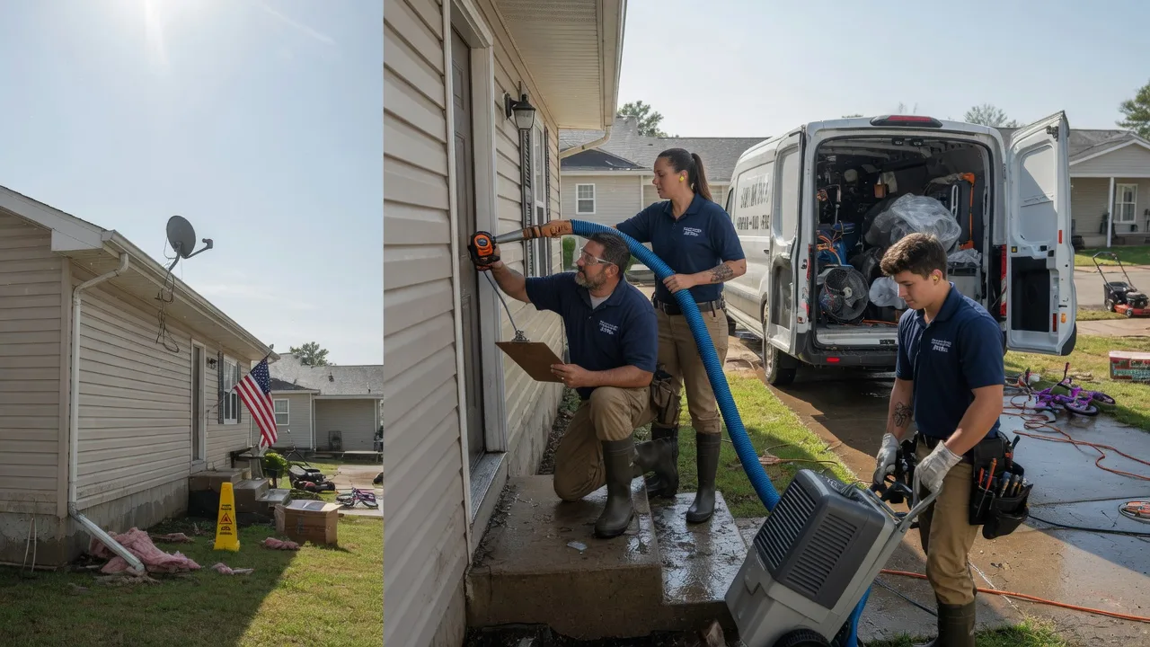 Ceiling Water Damage Restoration in Mulberry Grove, IL near me